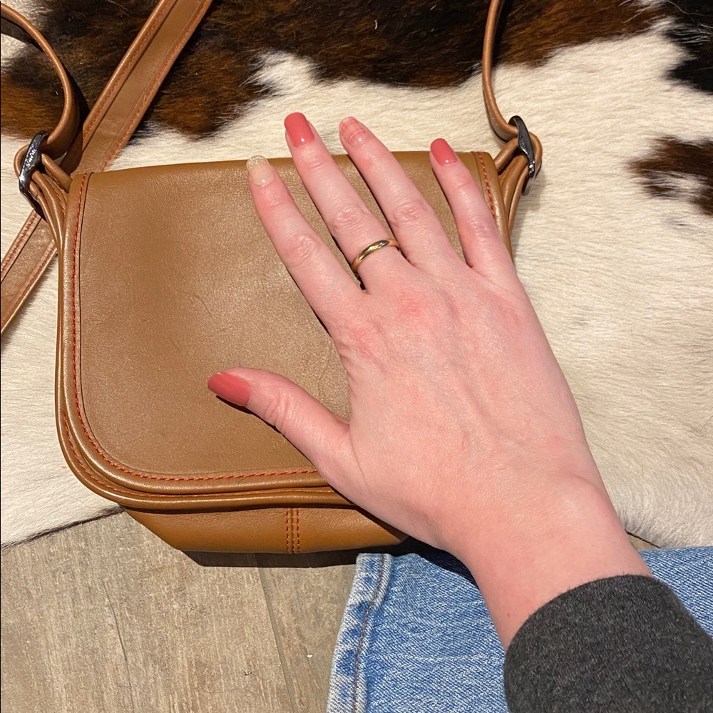 Coach Limited Edition Tan Leather Crossbody Bag - Picture 6 of 6